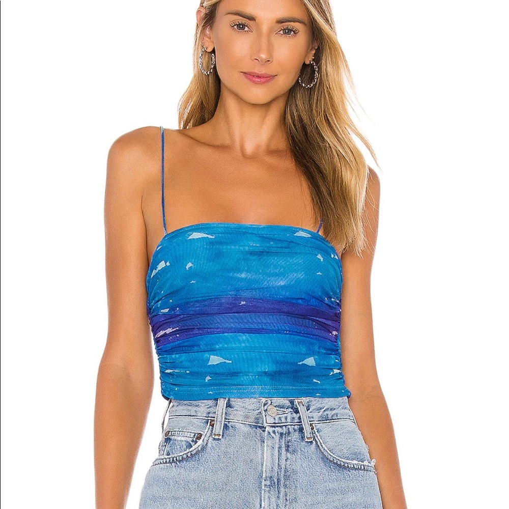 NWT Superdown Lissie Shirred Cami Top